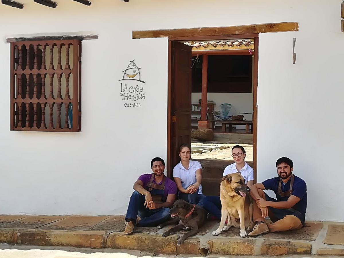 La Casa De Hercilia Boutique Barichara Buitenkant foto